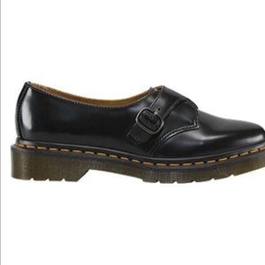 Doc Marten Agnes Monk Buckle Pointed Shoe